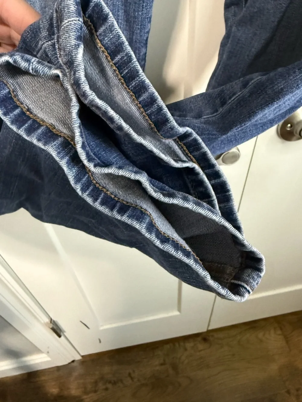 Banana Republic Woman’s girlfriend Blue Denim Jeans 33L